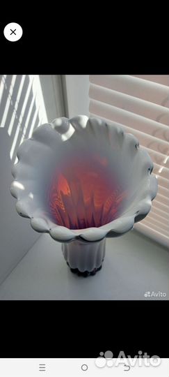 Ваза, сульфидное стекло, 60гг, 40 см