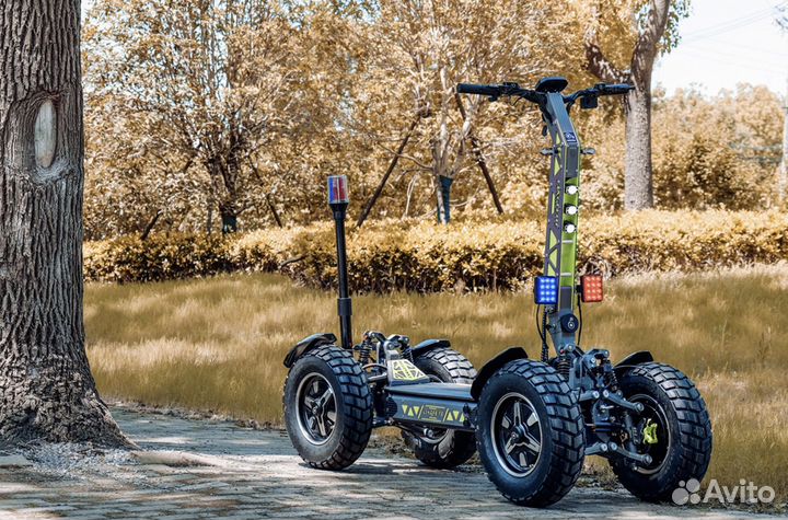Электросамокат трицикл квадроцикл Langfeite