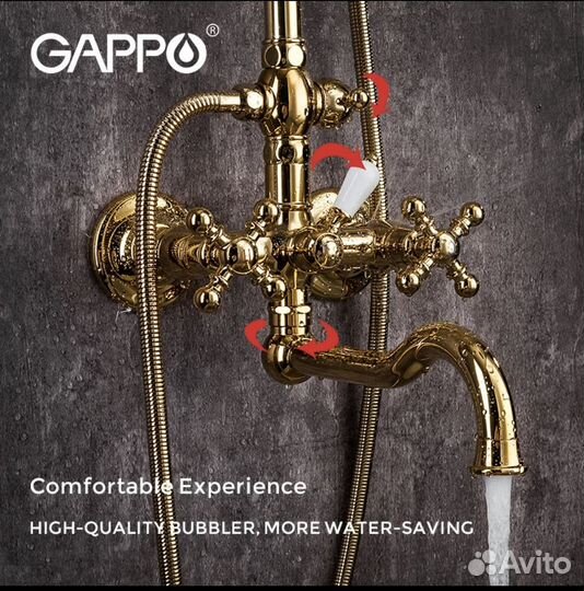 Душевая система Gappo G2489-6