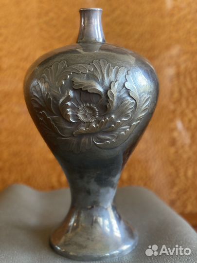 Серебро ваза Япония 847гр