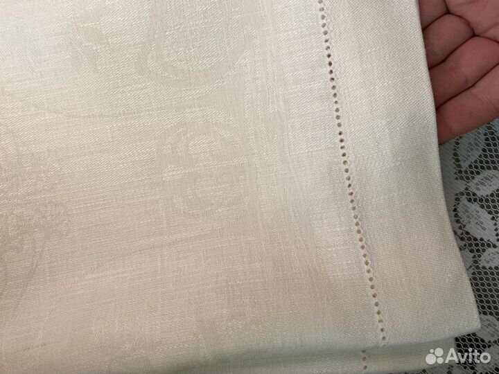 Дорожка на стол рушник лен