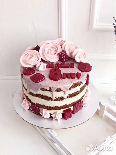 Торт без глютена, сахара и казеина