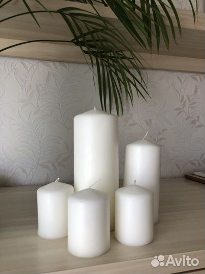 Свечи белые IKEA