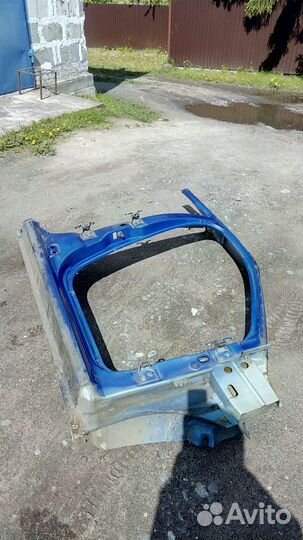 Порог правый со стойкой Рено Логан 1