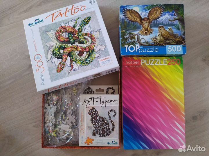 Пазлы разные