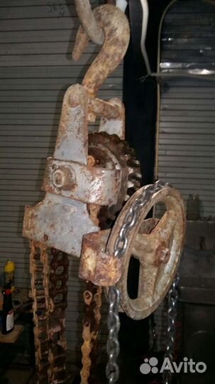 Таль.лебедка цепная.ручная СССР