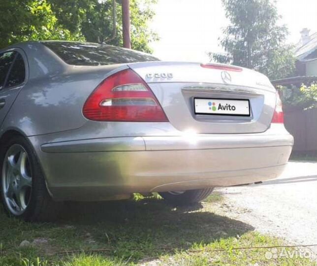 Бампер передний w211