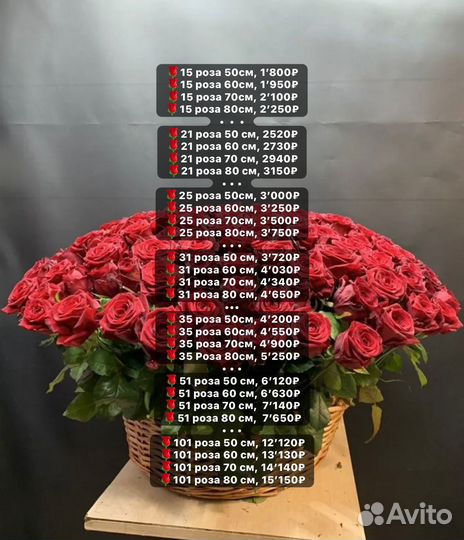 Цветы розы и букеты с доставкой 24 часа