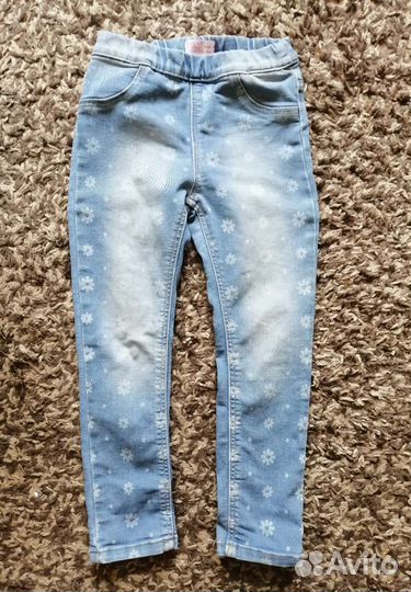 Джинсы для девочки 110