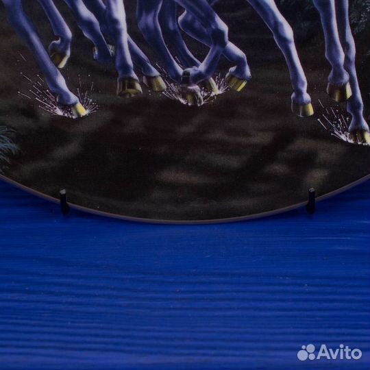 Держатели чёрные на пружинках для тарелок