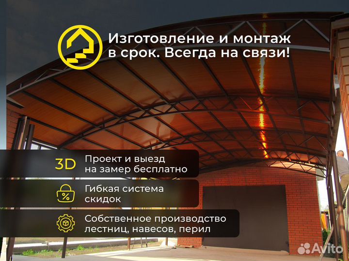 Навесы из поликарбоната