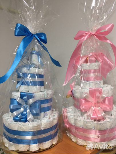 Торт из памперсов, подгузников