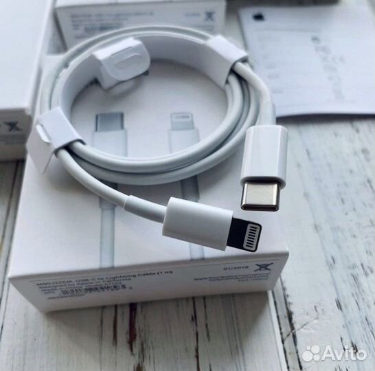 Кабель для iPhone, iPad; зарядное устройство USB-C