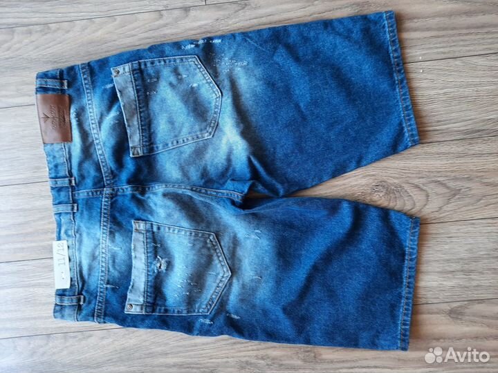 Джинсовые шорты Zara на рост 152