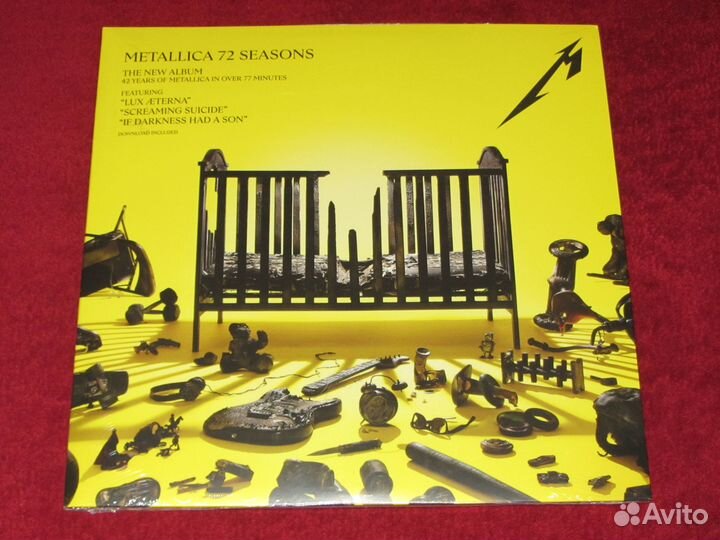 Metallica –72 Seasons 2023 USA black vinyl sealed