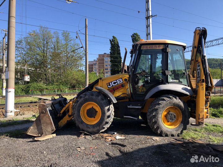Аренда эксковатора погрузчика JCB