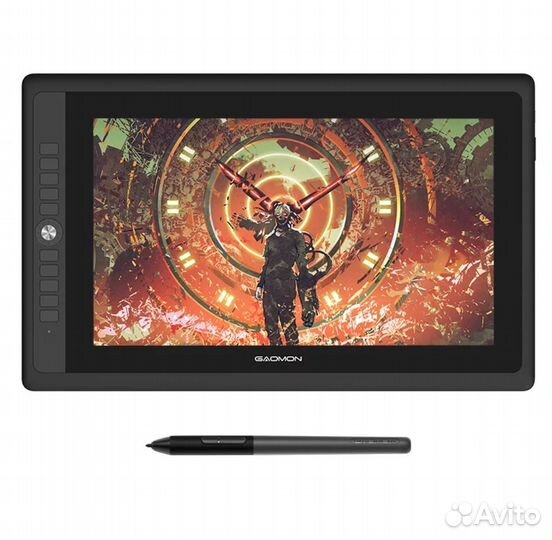 Графический планшет с экраном gaomon PD156 Pro Pen