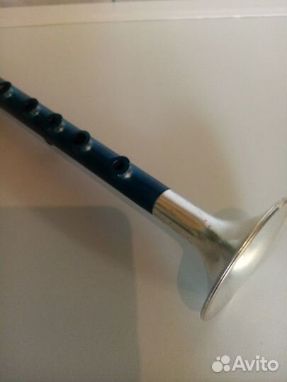 Музыкальная игрушка: кларнет-труба Винтаж СССР