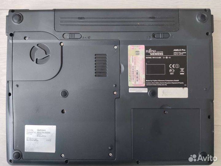 Ноутбук fujitsu siemens amilo