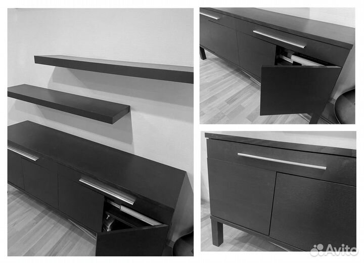 2 навесные полки икеа