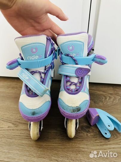 Ролики ridex 30-33 защита шлем