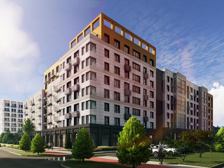 2-к. квартира, 40 м², 6/6 эт.