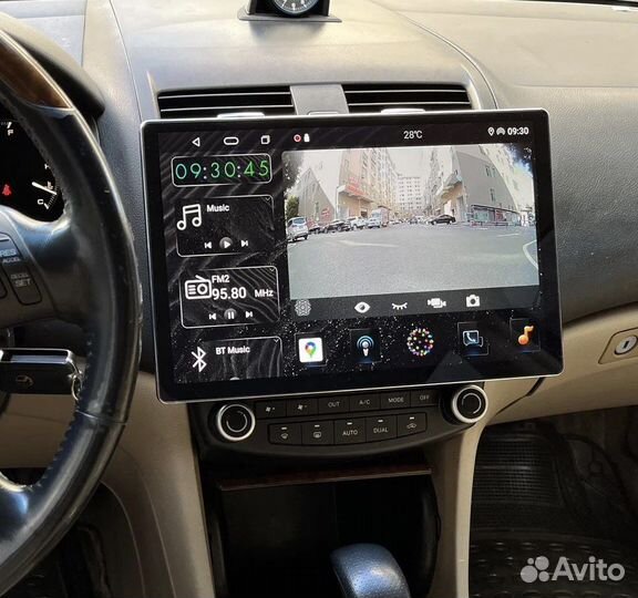 Магнитола 13 дюймов 12 Андроид 4+64G CarPlay QLeD