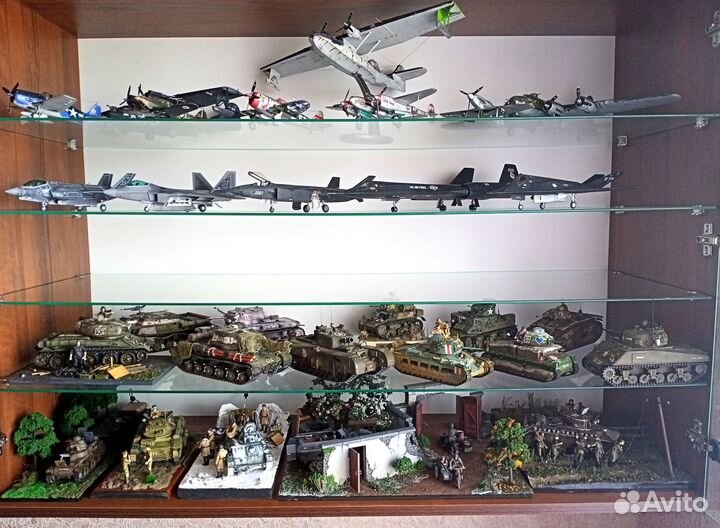 Сборка Масштабных моделей танки авиа авто мото