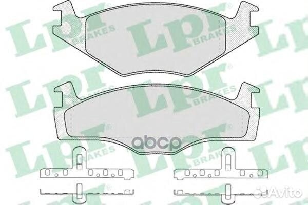 Колодки торм. дисковые 05p225 Lpr