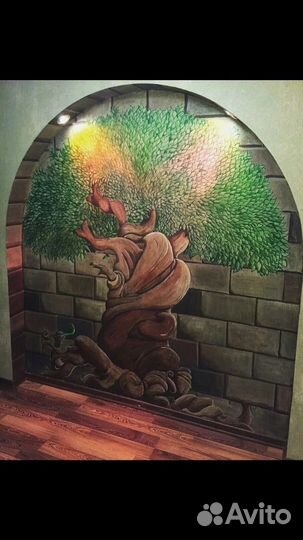 Портреты, картины, роспись стен