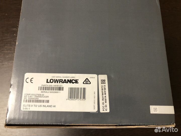 Эхолот Lowrance Elite 9 ti2 AI 3in1