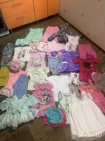 Вещи пакетом на девочку 2-4 года
