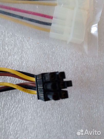 Вентиляторы пк, переходник 6 pin x 2 molex