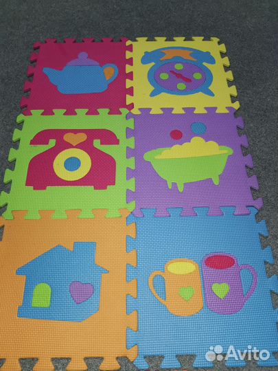 Коврик мягкие пазлы