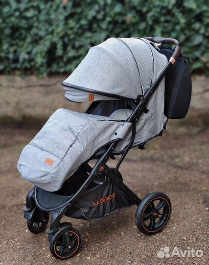 Коляска Luxmom 609 Серая