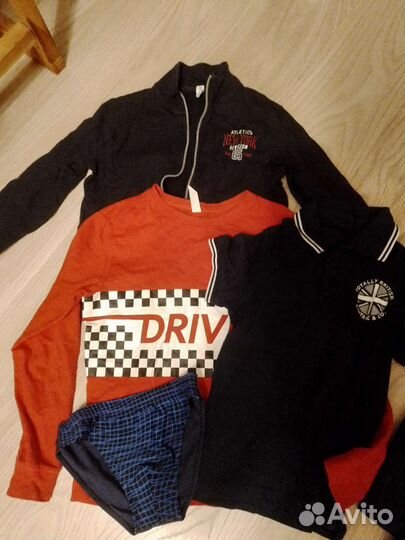 Вещи пакетом на мальчика 140