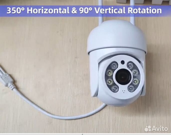 Поворотная камера уличная FullHD качество 2 мп