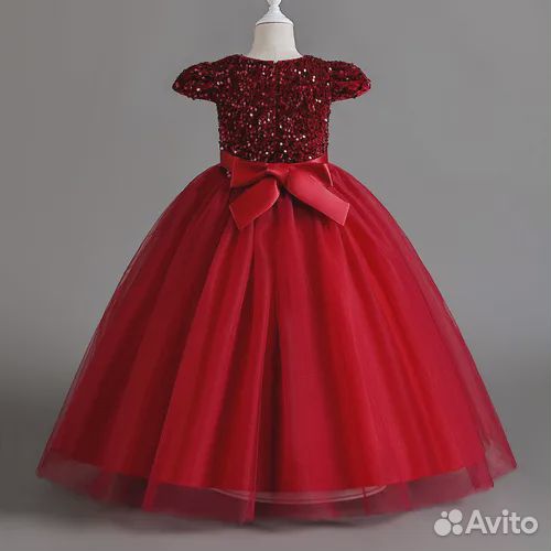 Платье праздничное в пол 134/146 см