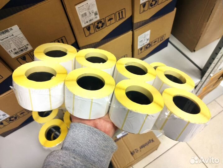 Термоэтикетки 43*25 мм