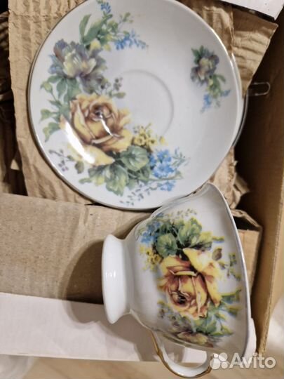 Немецкий фарфоровый чайный сервиз