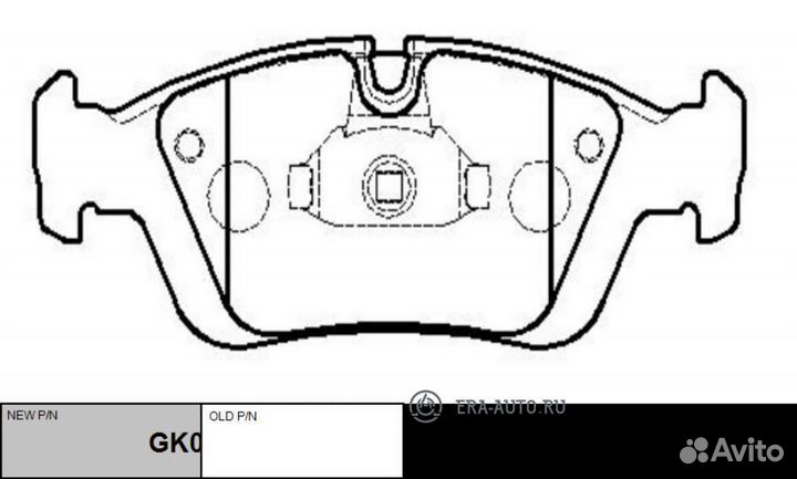 CTR GK0001 Колодки тормозные BMW 15- передн