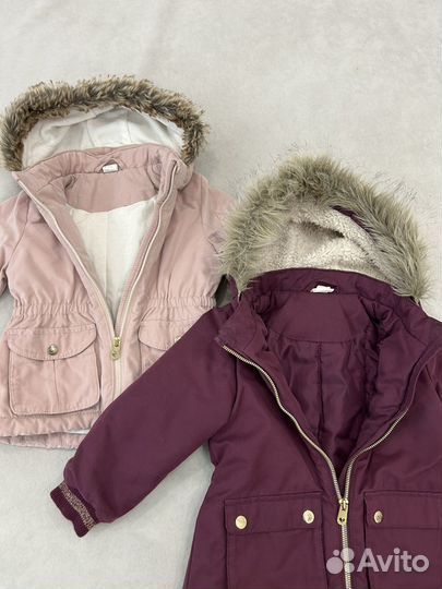 Куртка парка для девочки hm 86 92