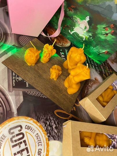 Эко-свечи из натурального воска