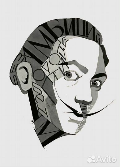 Картина гуашью