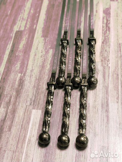 Шашлычные шампура / шампура с коваными ручками