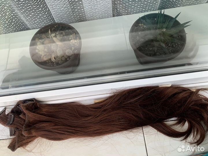 Волосы искусственные на заколках