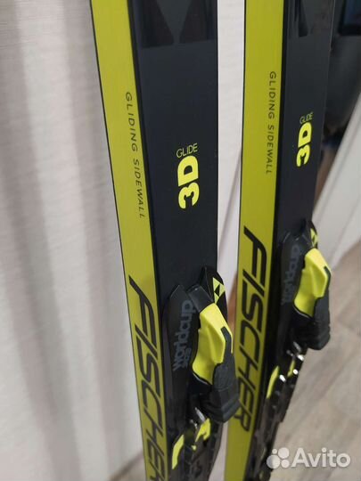 Беговые лыжи Fischer 3d с креплением