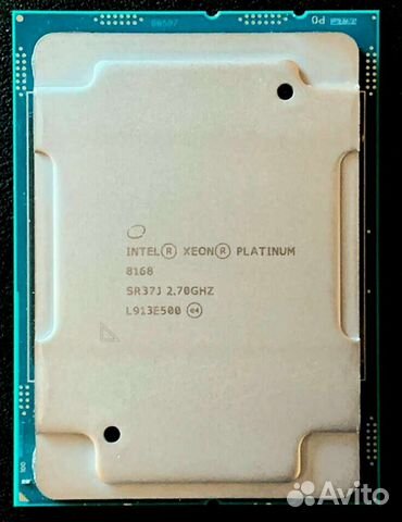 Xeon Platinum 8168 24 ядер 2.7-3.7Ghz 33mb 205w