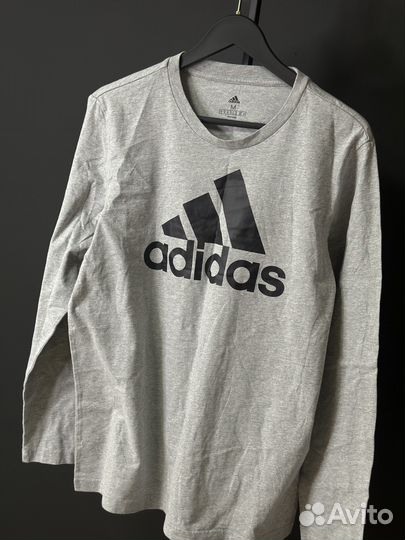 Футболка с длинным рукавом Adidas винтаж. Оригинал