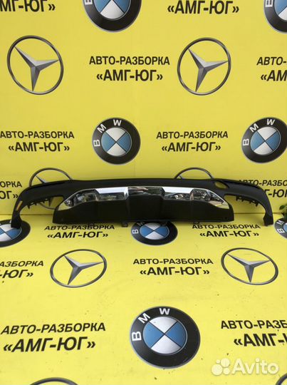 Mercedes W166 X166 GLE AMG Юбка бампера задняя